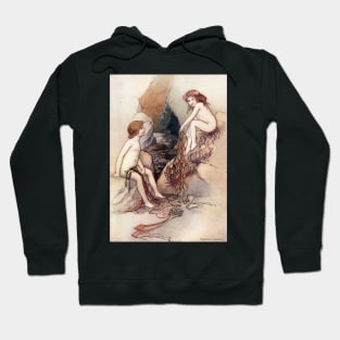 Tom Finds a Water Baby by Warwick Goble Hoodie